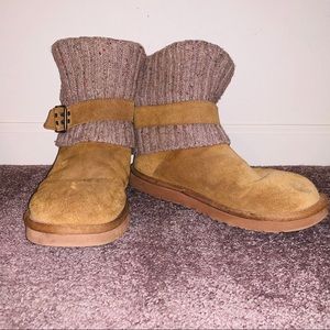Belted Knit Ugg Boots